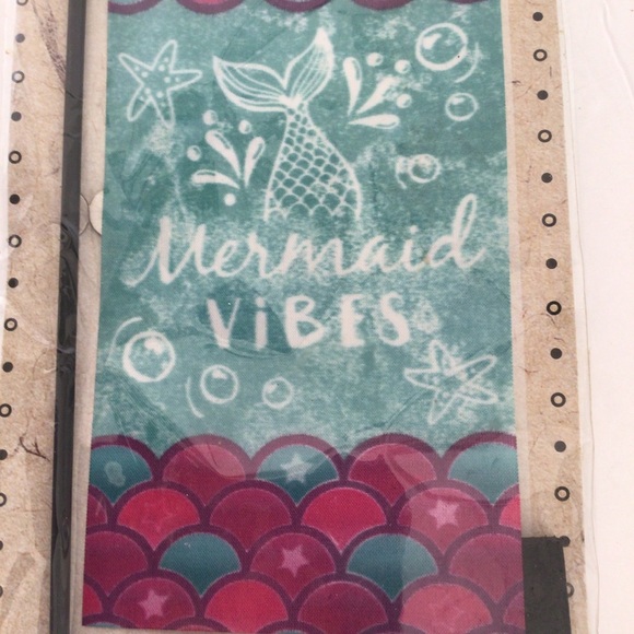 MERMAID VIBES DESKTOP GARDEN FLAG NWT - Picture 3 of 9